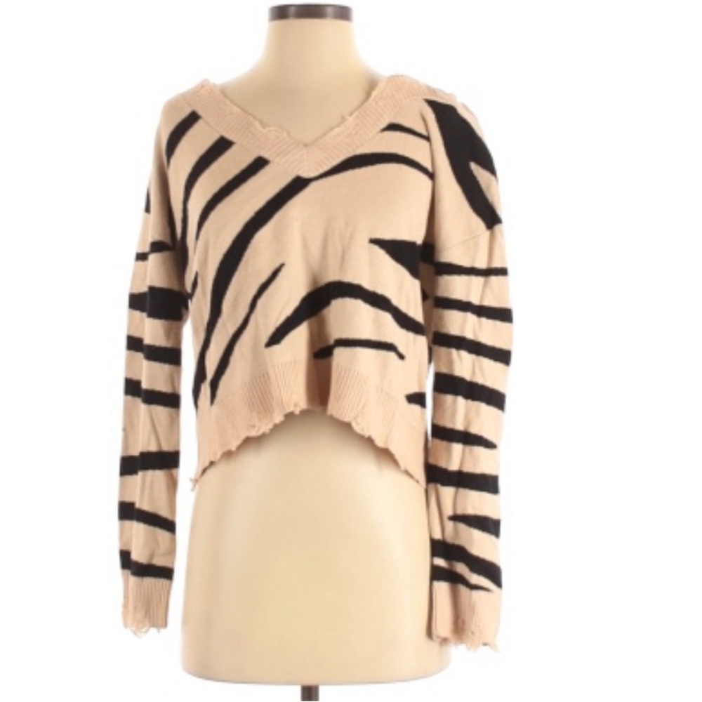 Wild Honey Shredded Sweater